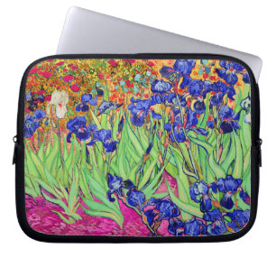 Vincent van Gogh violette Schwertlilien Laptopschutzhülle