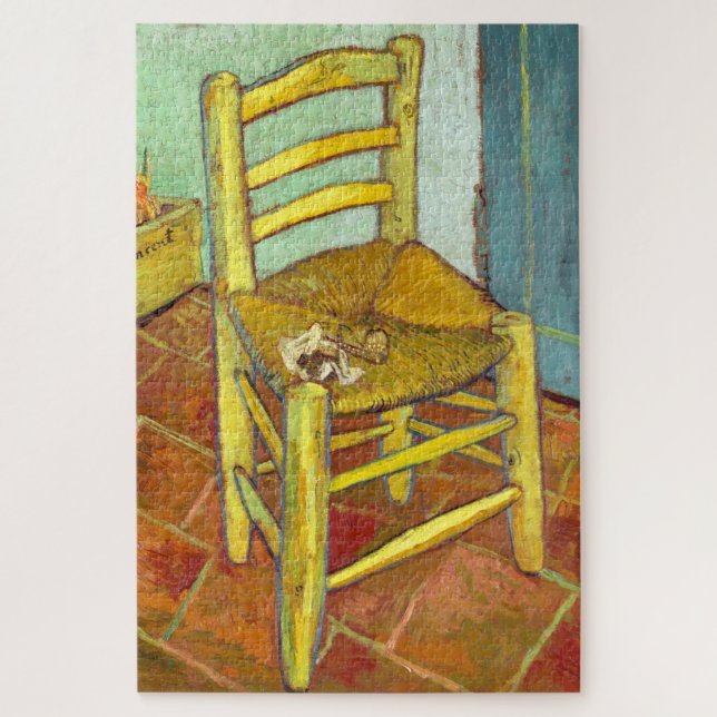 Vincent Van Gogh Vorsitzender mit Pipe (Vertikal)