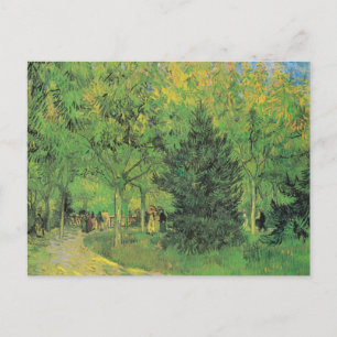 Vincent van Gogh Weg im Park Postkarte