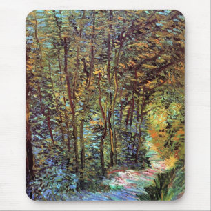 Vincent Van Gogh - Weg Im Wald Fine Art Mousepad
