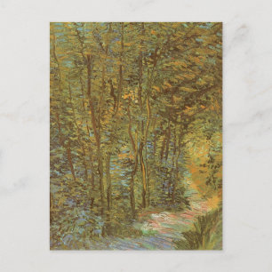 Vincent van Gogh - Weg im Wald Postkarte