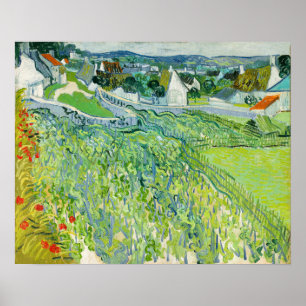 Vincent van Gogh - Weinberge bei Auvers Poster