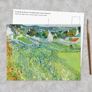 Vincent van Gogh - Weinberge in Auvers Postkarte
