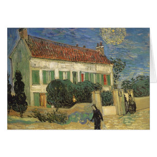 Vincent van Gogh - Weißes Haus bei Nacht
