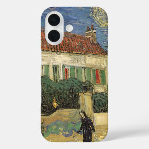 Vincent van Gogh - Weißes Haus bei Nacht iPhone 16 Hülle