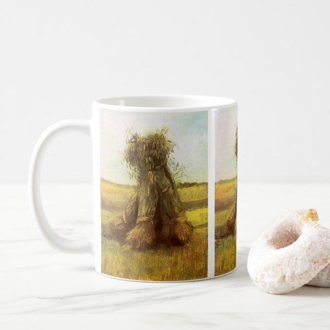 Vincent van Gogh - Weizenblätter Kaffeetasse (Mit Donut)