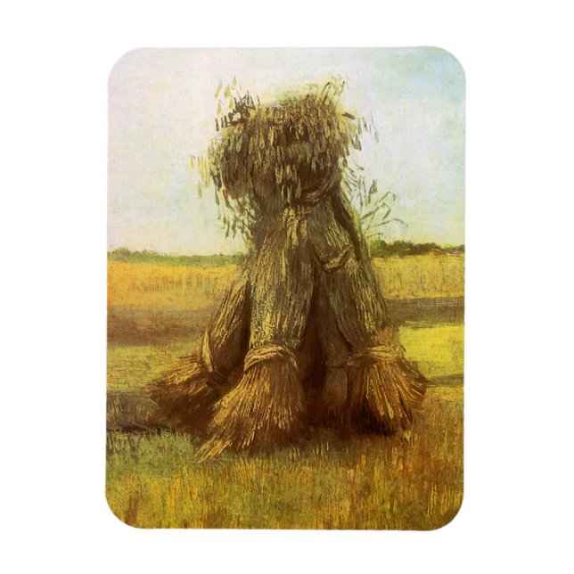 Vincent van Gogh - Weizenbündel Magnet (Vertikal)