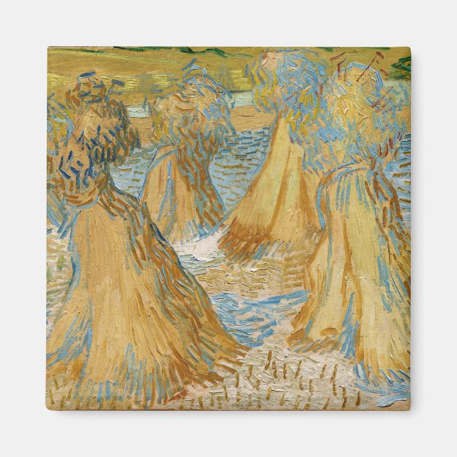 Vincent van Gogh - Weizenbündel Magnet (Vorne)