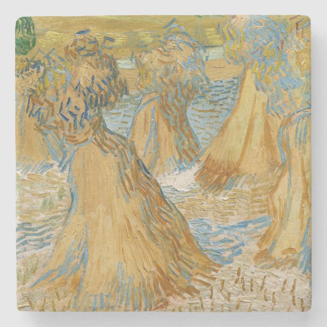 Vincent van Gogh - Weizenbündel Steinuntersetzer (Vorderseite)