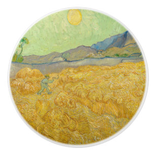 Vincent van Gogh - Weizenfeld mit einem Schnitter Keramikknauf