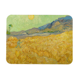 Vincent van Gogh - Weizenfeld mit einem Schnitter Magnet