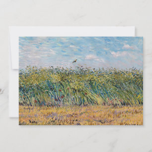 Vincent van Gogh - Weizenfeld mit einer Lerche Einladung