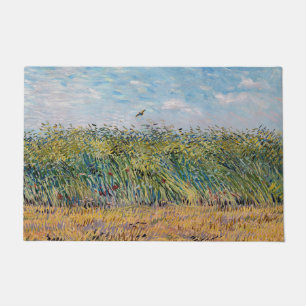 Vincent van Gogh - Weizenfeld mit einer Lerche Fußmatte