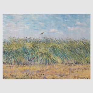 Vincent van Gogh - Weizenfeld mit einer Lerche Seidenpapier