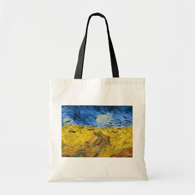 Vincent van Gogh - Weizenfeld mit Krähen Tragetasche (Vorne)