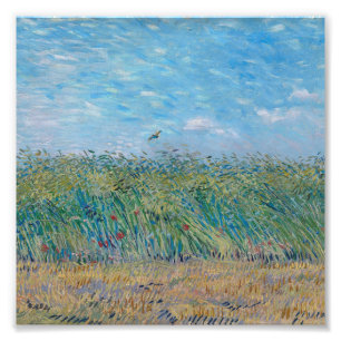 Vincent Van Gogh - Weizenfeld mit Lark Fotodruck