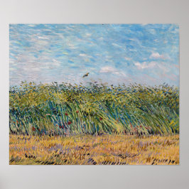 Vincent van Gogh - Weizenfeld mit Lark Poster