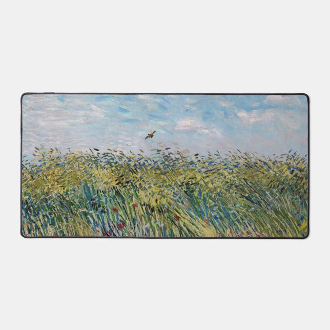 Vincent van Gogh - Weizenfeld mit Lark Schreibtischunterlage (Vorderseite)