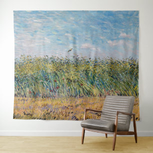 Vincent van Gogh - Weizenfeld mit Lark Wandteppich