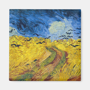 Vincent van Gogh - Weizenfeld mit Raben Magnet