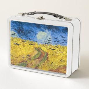 Vincent van Gogh - Weizenfeld mit Raben Metall Brotdose