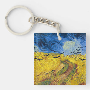 Vincent van Gogh - Weizenfeld mit Raben Schlüsselanhänger