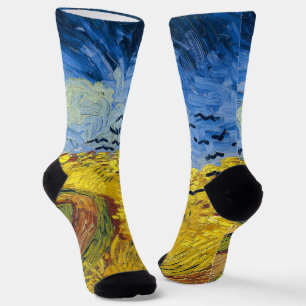 Vincent van Gogh - Weizenfeld mit Raben Socken