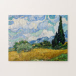 Vincent Van Gogh - Weizenfeld mit Zypressen<br><div class="desc">Weizenfeld mit Zypressen / Champ de ble avec cypres - Vincent Van Gogh,  Juli 1889</div>
