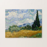 Vincent Van Gogh Weizenfeld mit Zypressen<br><div class="desc">Vincent Van Gogh Wheat Field with Cypresses Fine Art A Wheatfield with Cypresses (gelegentlich A Cornfield with Cypresses genannt) ist eines von drei ähnlichen Ölgemälden von Vincent van Gogh aus dem Jahr 1889, die im Rahmen seiner Weizenfeldserie entstanden sind. Alle wurden im St. Paul-de-Mausole-Psychoasyl in Saint-Remy bei Arles, Frankreich, vollstreckt,...</div>