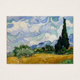 Vincent Van Gogh Weizenfeld mit Zypressen