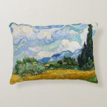 Vincent Van Gogh - Weizenfeld mit Zypressen Dekokissen<br><div class="desc">Weizenfeld mit Zypressen / Champ de ble avec cypres - Vincent Van Gogh,  Juli 1889</div>