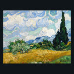 Vincent van Gogh - Weizenfeld mit Zypressen Fotodruck<br><div class="desc">Weizenfeld mit Zypressen von Vincent van Gogh, 1889. Vincent van Gogh war ein niederländischer postimpressionistischer Maler, der zu den bekanntesten und einflussreichsten Persönlichkeiten in der Geschichte der Western-Kunst gehört. In etwas mehr als einem Jahrzehnt hat er ungefähr 2100 Kunstwerke erschaffen, darunter etwa 860 Ölgemälde, die meisten davon in den letzten...</div>