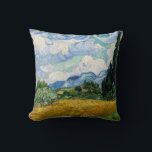 Vincent Van Gogh - Weizenfeld mit Zypressen Kissen<br><div class="desc">Weizenfeld mit Zypressen / Champ de ble avec cypres - Vincent Van Gogh,  Juli 1889</div>