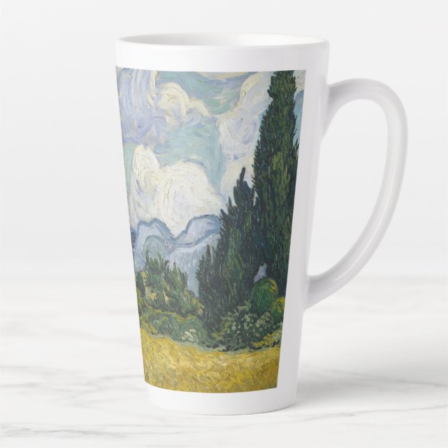 Vincent van Gogh - Weizenfeld mit Zypressen Milchtasse (Rechts)