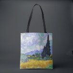 Vincent Van Gogh - Weizenfeld mit Zypressen Tasche<br><div class="desc">Weizenfeld mit Zypressen / Champ de ble avec cypres - Vincent Van Gogh,  September 1889</div>