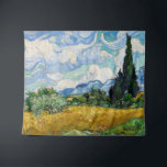 Vincent Van Gogh - Weizenfeld mit Zypressen Wandteppich<br><div class="desc">Weizenfeld mit Zypressen / Champ de ble avec cypres - Vincent Van Gogh,  Juli 1889</div>