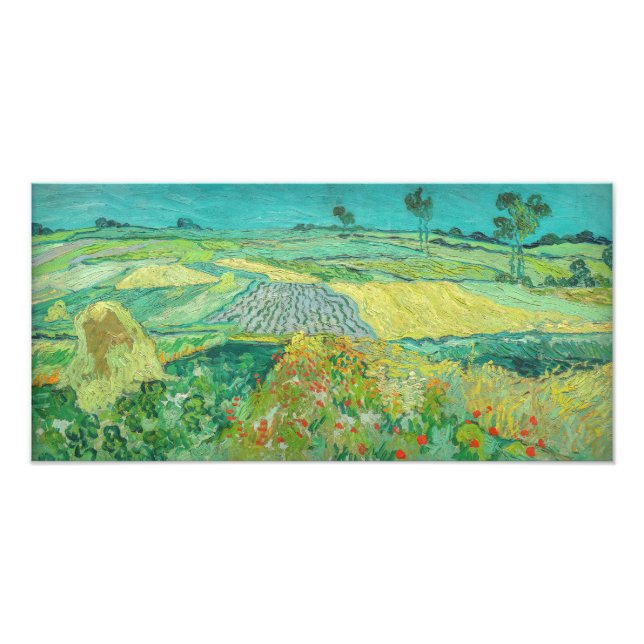 Vincent van Gogh - Weizenfelder bei Auvers Fotodruck (Vorne)