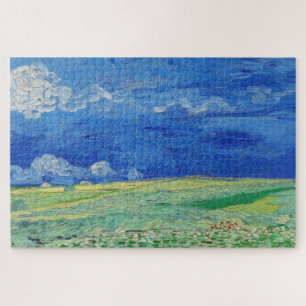 Vincent van Gogh - Weizenfelder unter Gewitterwolk