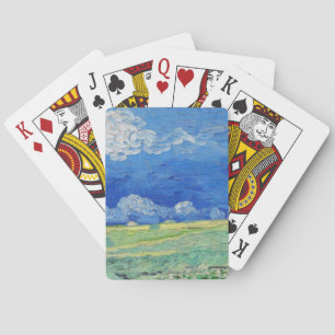 Vincent van Gogh - Weizenfelder unter Gewitterwolk Spielkarten