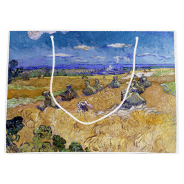 Vincent van Gogh - Weizenstapel mit Sensenmännern Große Geschenktüte