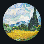 Vincent Van Gogh Wheat Field mit Cypressen Magnet<br><div class="desc">Vincent Van Gogh Wheat Field mit Cypressen Vintag Fine Art Magnet</div>