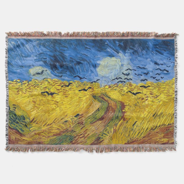 Vincent van Gogh - Wheatfield mit Crows Decke (Vorderseite)