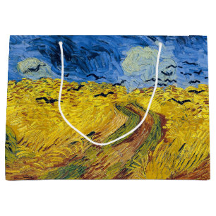 Vincent van Gogh - Wheatfield mit Crows Große Geschenktüte