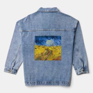 Vincent van Gogh - Wheatfield mit Crows Jeansjacke