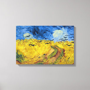 Vincent van Gogh - Wheatfield mit Crows Leinwanddruck