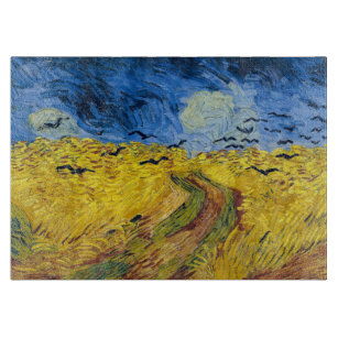Vincent van Gogh - Wheatfield mit Crows Schneidebrett