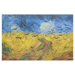 Vincent van Gogh - Wheatfield mit Crows Stoff