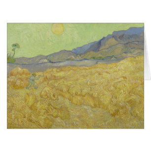 Vincent Van Gogh, Wheatfield mit einem Sensenmann