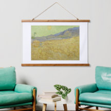 Vincent Van Gogh, Wheatfield mit einem Sensenmann