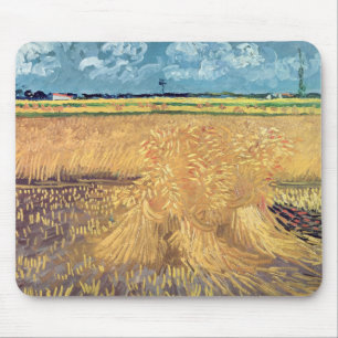 Vincent van Gogh   Wheatfield mit Garben, 1888 Mousepad